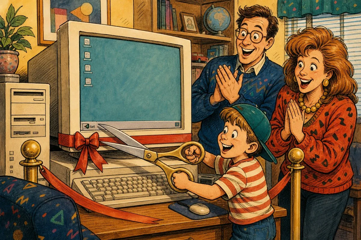 Microsoft put one button in the corner and taught an entire generation where computing began.
