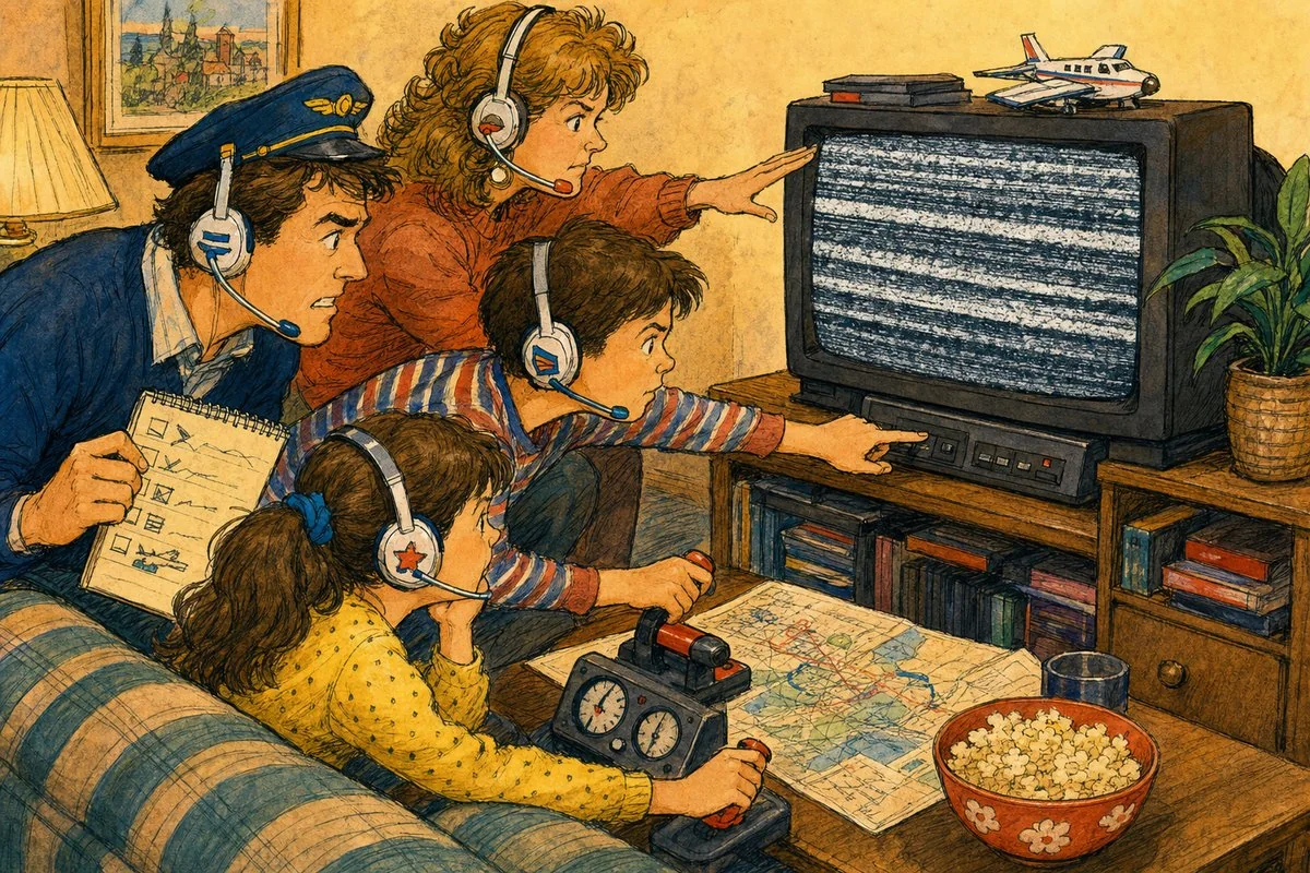 Two buttons negotiated peace between the VCR heads and a movie recorded by somebody else's machine.