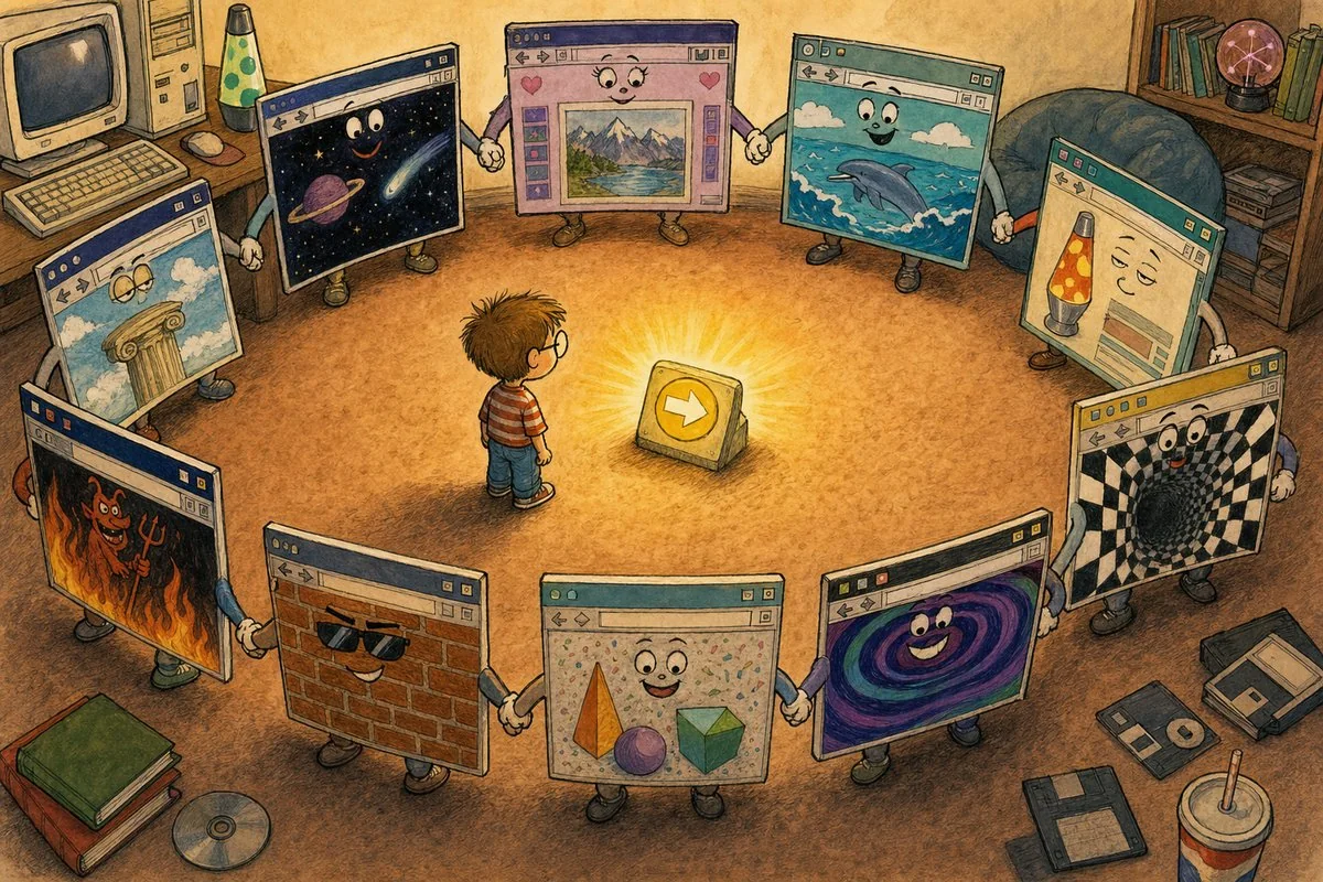 Before algorithms, websites held hands and passed you to the next person who loved the same obscure thing.